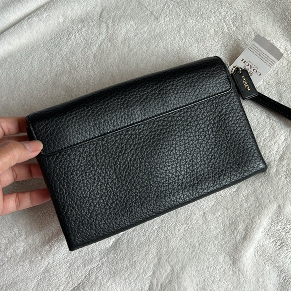 Coach Double Lock wristlet clutch/wallet - Picture 4 of 8